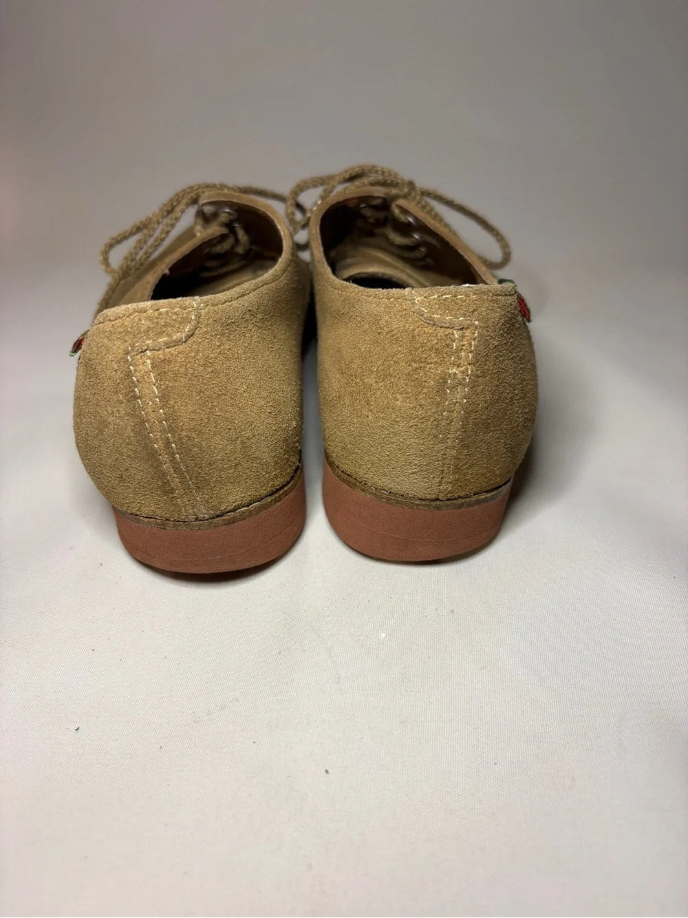 G.H.‎ Bass & Co. 'Dirty Bucks' Suede Oxford Shoes Tan/Beige Exeter Mens Size 7